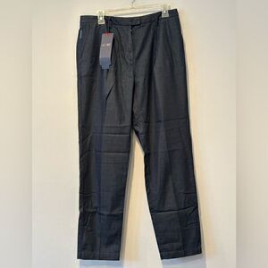 ARMANI JEANS Women’s trousers godet  pleat lightweight indigo jeans Sz 28, NWT